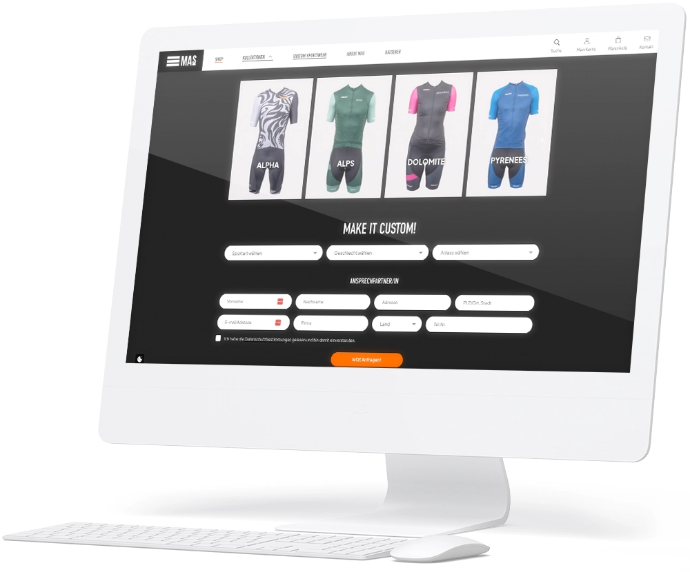 Webshop mit individuellem Customization-Tool