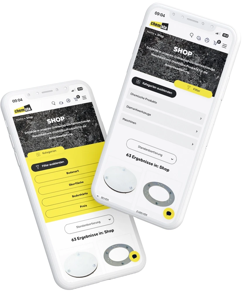 leistungsstarker Online-Shop