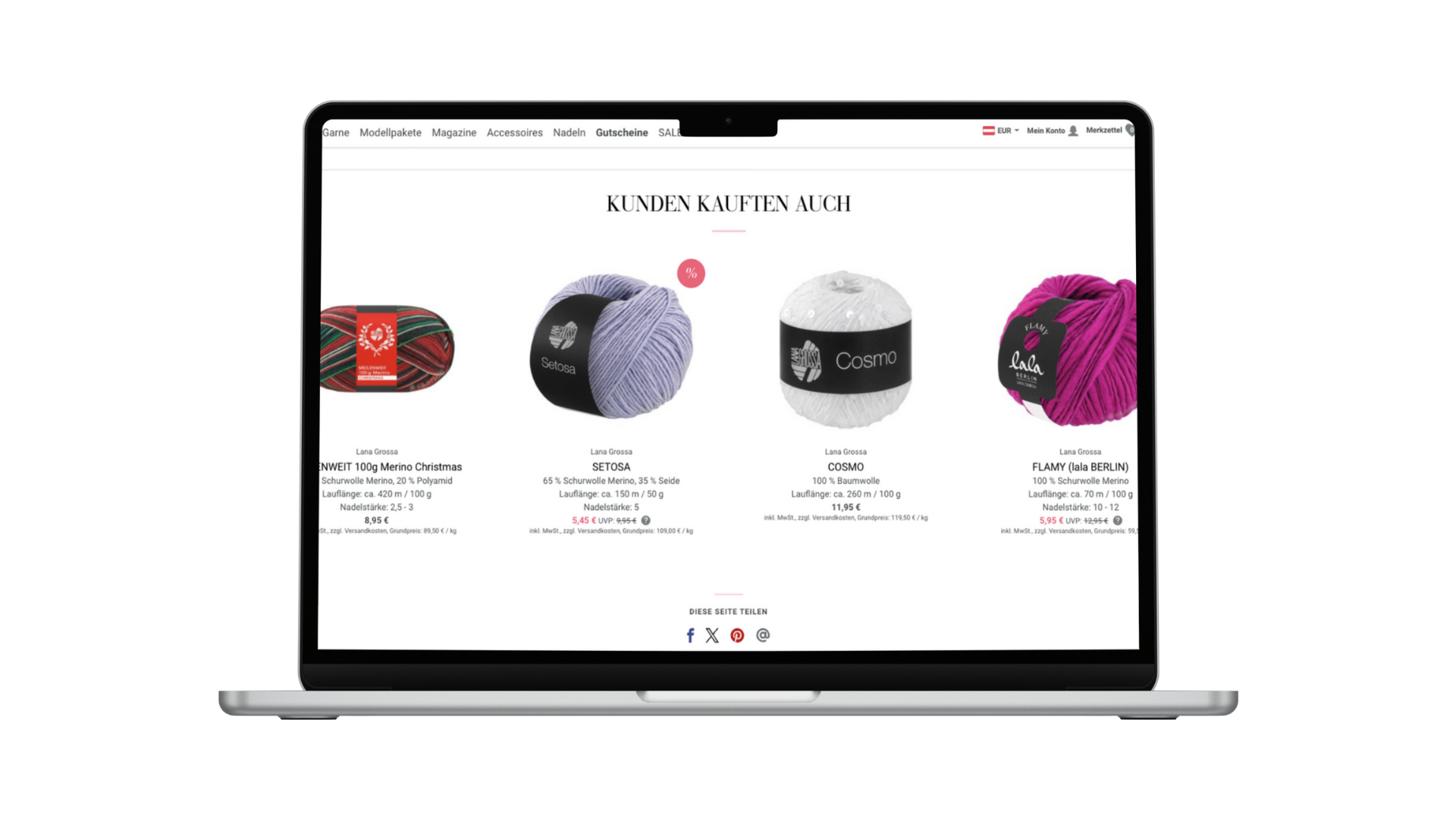 Individuelle Produkt Empfehlung