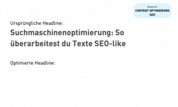 keyword headline